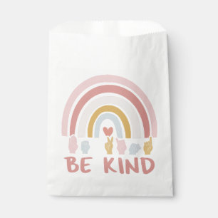 Be Kind ASL III - American Sign Language Favor Bag