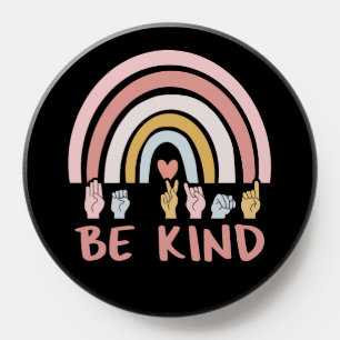 Be Kind ASL III - American Sign Language PopSocket