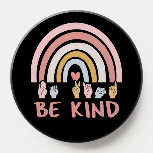Be Kind ASL III - American Sign Language PopSocket (Popsocket)