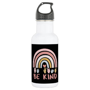 Be Kind ASL III - American Sign Language Stainless Steel Water Bottle