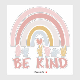 Be Kind ASL III - American Sign Language Sticker