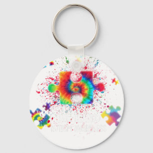 be kind autism awarenes keychain