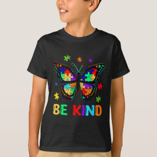 Be Kind Autism Awareness Butterfly Piece Puzzle Wo T-Shirt