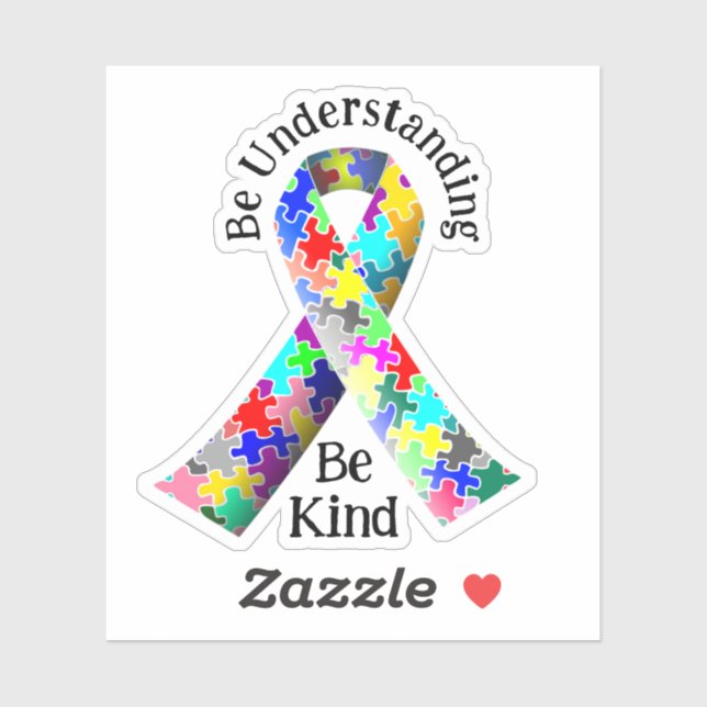 Be Kind Autism Awareness Month Sticker (Sheet)