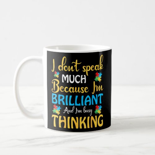 Be Kind Autism Awareness Rainbow Trendy Men Women  Coffee Mug