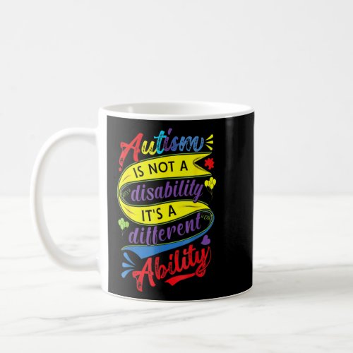 Be Kind Autism Awareness Rainbow Trendy Men Women  Coffee Mug