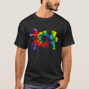 Be Kind Autism Awareness Tie Dye Education Autism T-Shirt