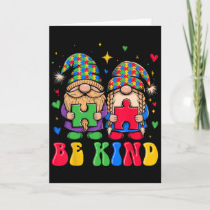 Be Kind Autism Day Card