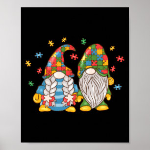 Be Kind Autism Gnomes Autism Awareness Month 2023 Poster