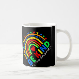 Be Kind Autism Rainbow Autism Awareness Day Men Wo Coffee Mug