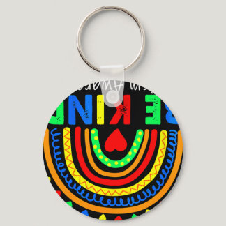 Be Kind Autism Rainbow Autism Awareness Day Men Wo Keychain