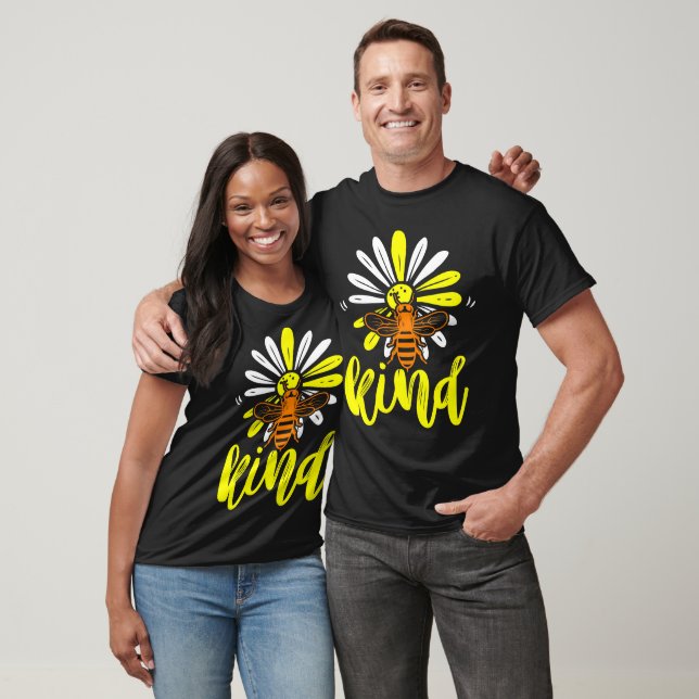 Be Kind Bee and Daisy  T-Shirt (Unisex)