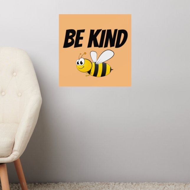 BE KIND BEE BIG WALL DECAL (Living Room 2)