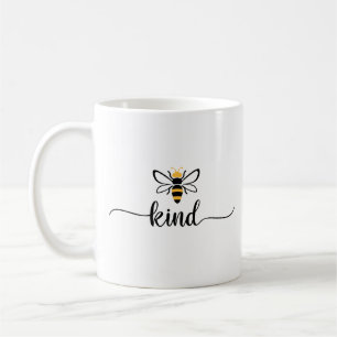 Be Kind Bee Modern Minimalist Typography Coffee Mug