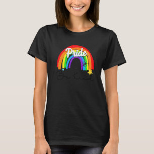 Be Kind Bee Rainbow Lgbtq+ Gay Les Pride Asl T-Shirt