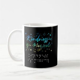 Be Kind Blind Awareness Braille Coffee Mug