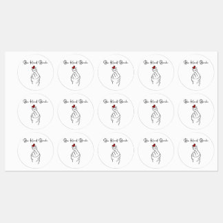 Be Kind Bruh – World Kindness Day Quote Labels