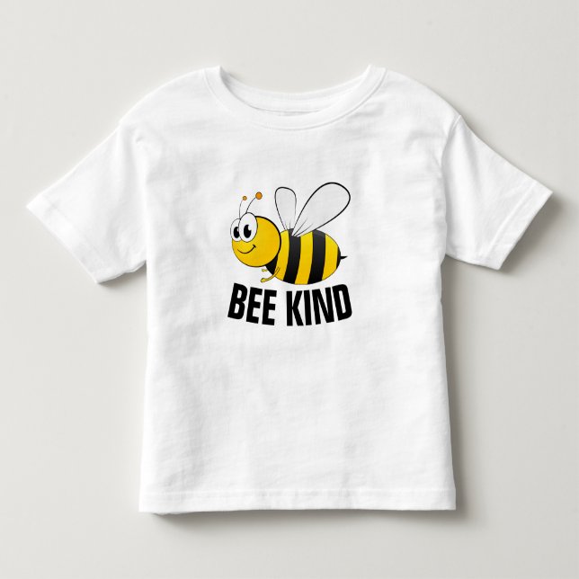 BE KIND, BUMBLE BEE Toddlers T-Shirts (Front)