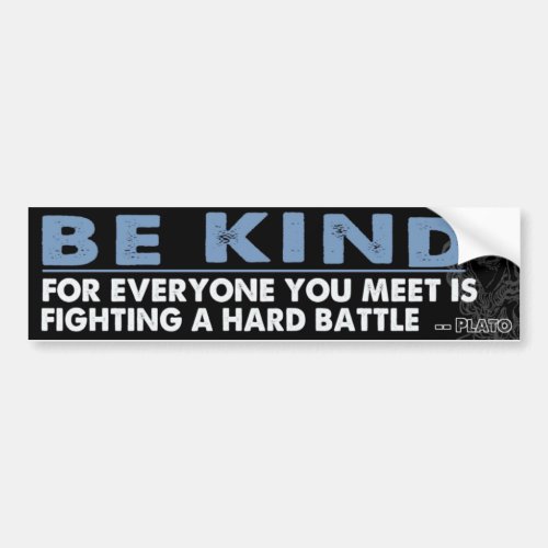 Be Kind Bumper Sticker
