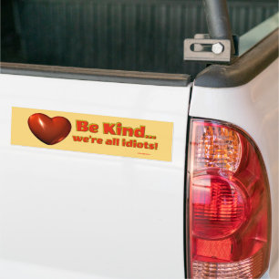 be kind bumper sticker