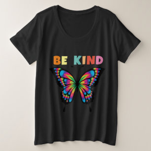 BE KIND BUTTERFLY T-SHIRT PLUS SIZE