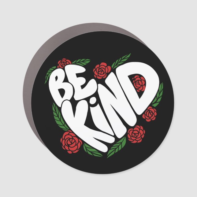 Be Kind Car Magnet (Front)
