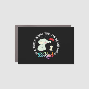 Be kind car magnet
