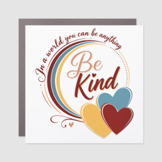 Be Kind Car Magnet