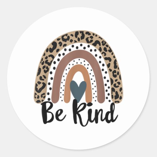 Be Kind Classic Round Sticker