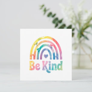 Be Kind Colorful Rainbow – Inspirational Positive