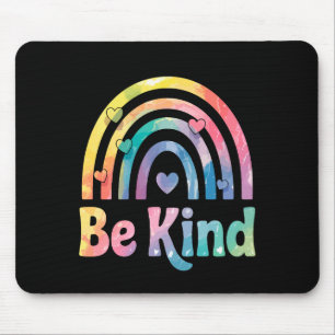 Be Kind Colorful Rainbow – Inspirational Positive Mouse Pad