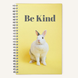 Be Kind Cute Bunny Notebook