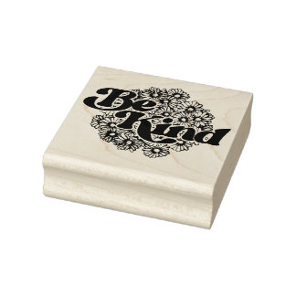 Be Kind Daisies                                    Rubber Stamp