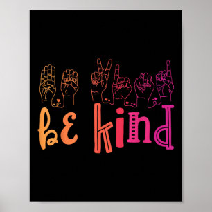 Be Kind Deaf Awareness Shirt Sign Language Kindnes