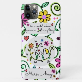 Be Kind Floral Script Design Case-Mate iPhone Case