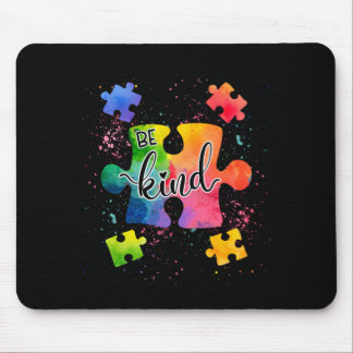 Be kind for a good life color design mouse pad