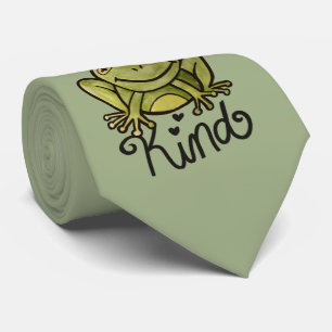 Be Kind Frog                                       Neck Tie