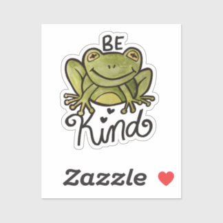 Be Kind Frog Sticker