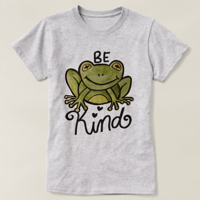 Be Kind Frog                                       T-Shirt (Design Front)