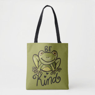 Be Kind Frog Tote Bag