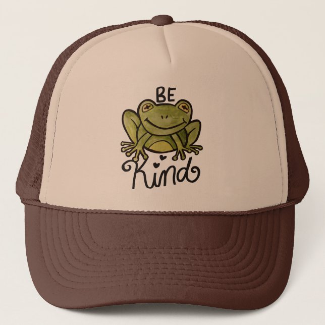 Be Kind Frog                           Trucker Hat (Front)