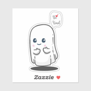 Be Kind ghost , Ghost Clipart sticker
