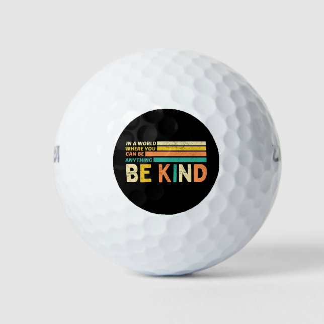 Be Kind Golf Balls (Front)