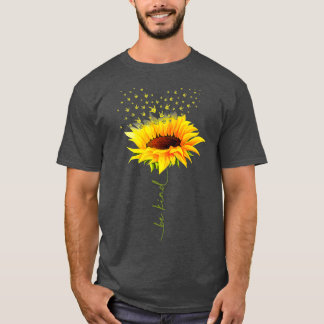 Be Kind Hippie Sunflower I Love You Deaf ASL T-Shirt