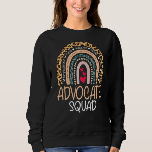 Be Kind Include Autism Advocate Squad Sped Teacher Sweatshirt