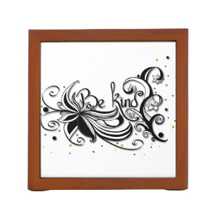 BE KIND! Inspirational calligraphy quote Pencil Holder