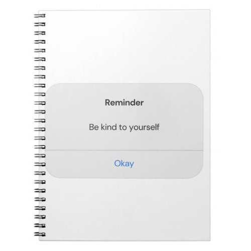 Be Kind Inspirational IOS iphone positivity SHIRT Notebook