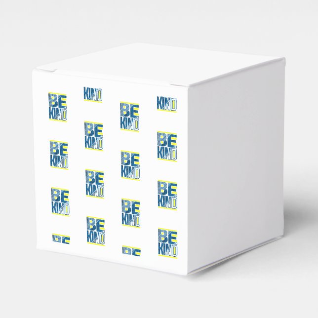 "Be Kind Inspirational Typography design  Favor Boxes (Front Side)