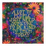 ”Be Kind” Inspirivity Poster ”Be Kind” Inspirivity Poster