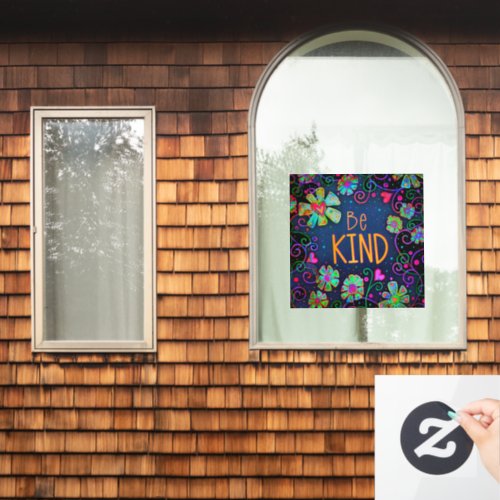 Be Kind Inspirivity Window Cling